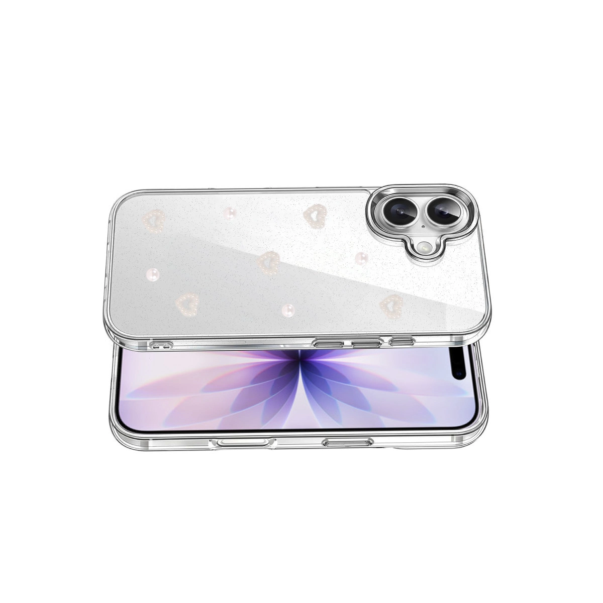 Evimdeyokyok Apple İphone 16 Fiyonk Desenli Kapak - Desen 10