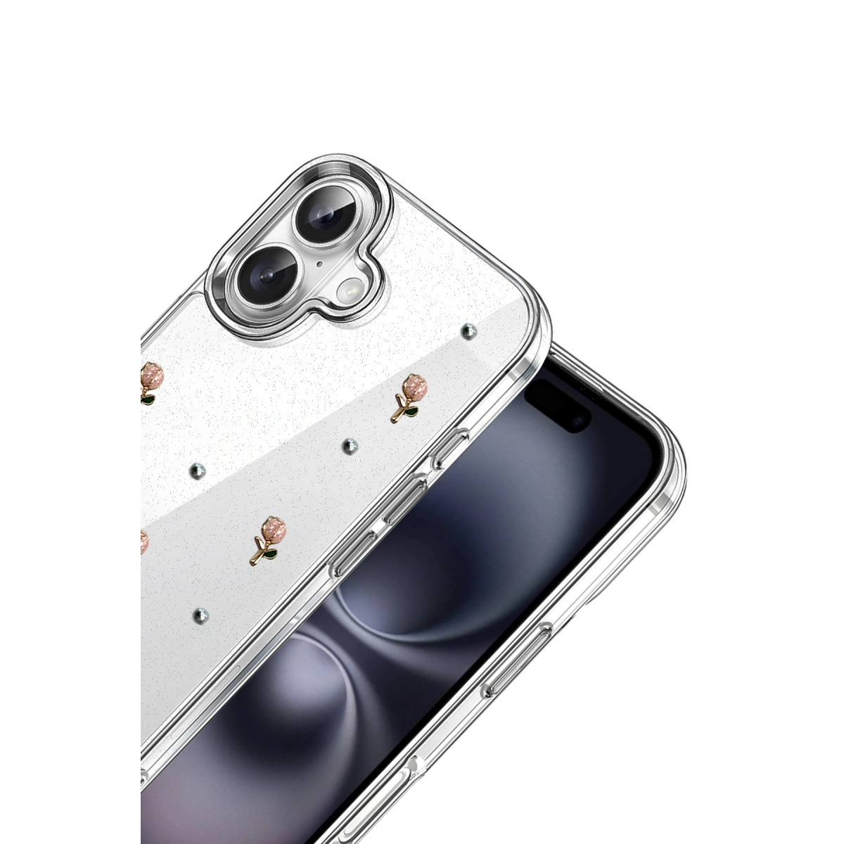 Evimdeyokyok Apple İphone 16 Fiyonk Desenli Kapak - Desen 6