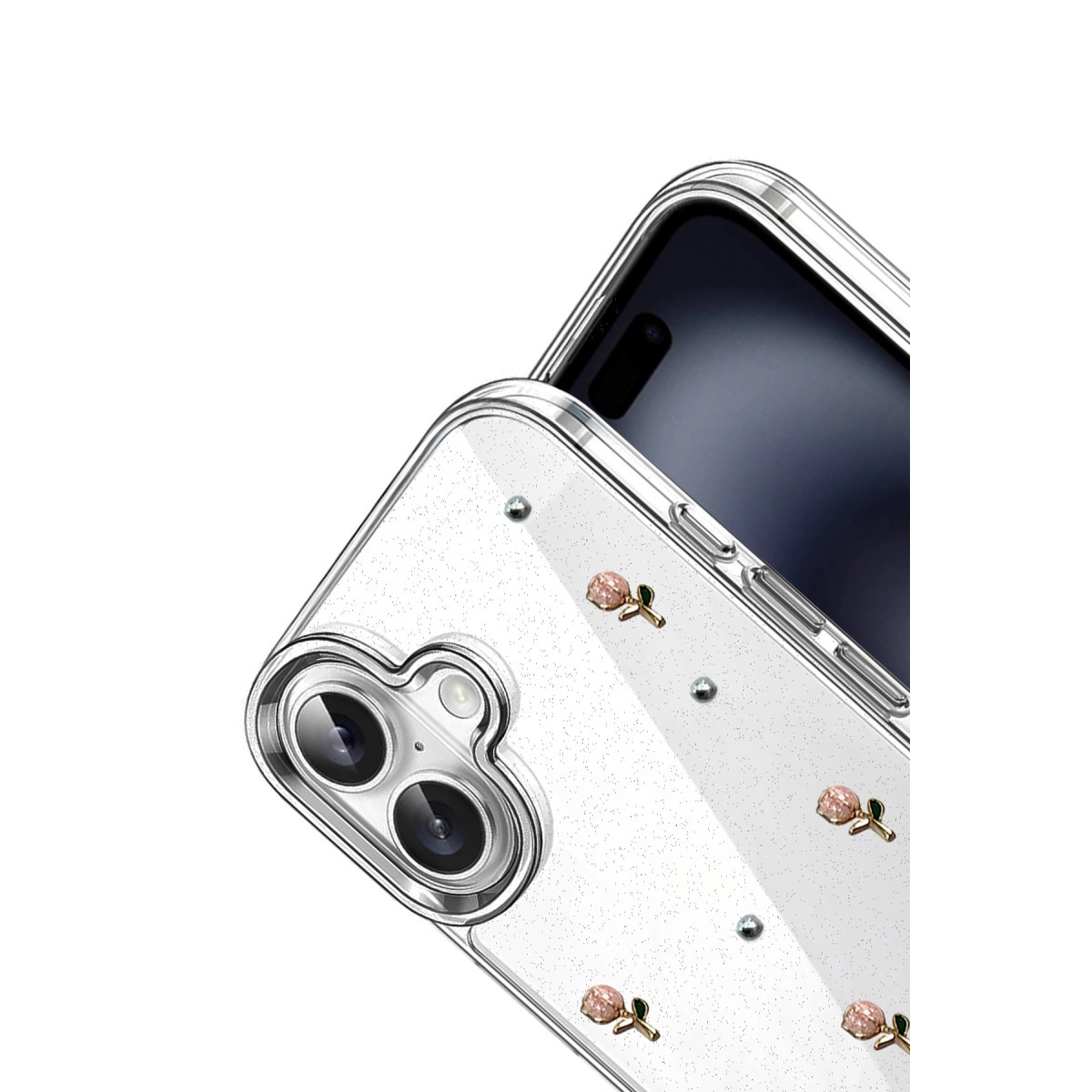 Evimdeyokyok Apple İphone 16 Fiyonk Desenli Kapak - Desen 6