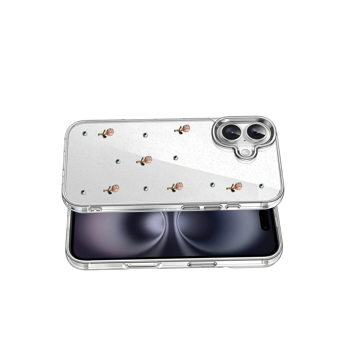 Evimdeyokyok Apple İphone 16 Fiyonk Desenli Kapak - Desen 6