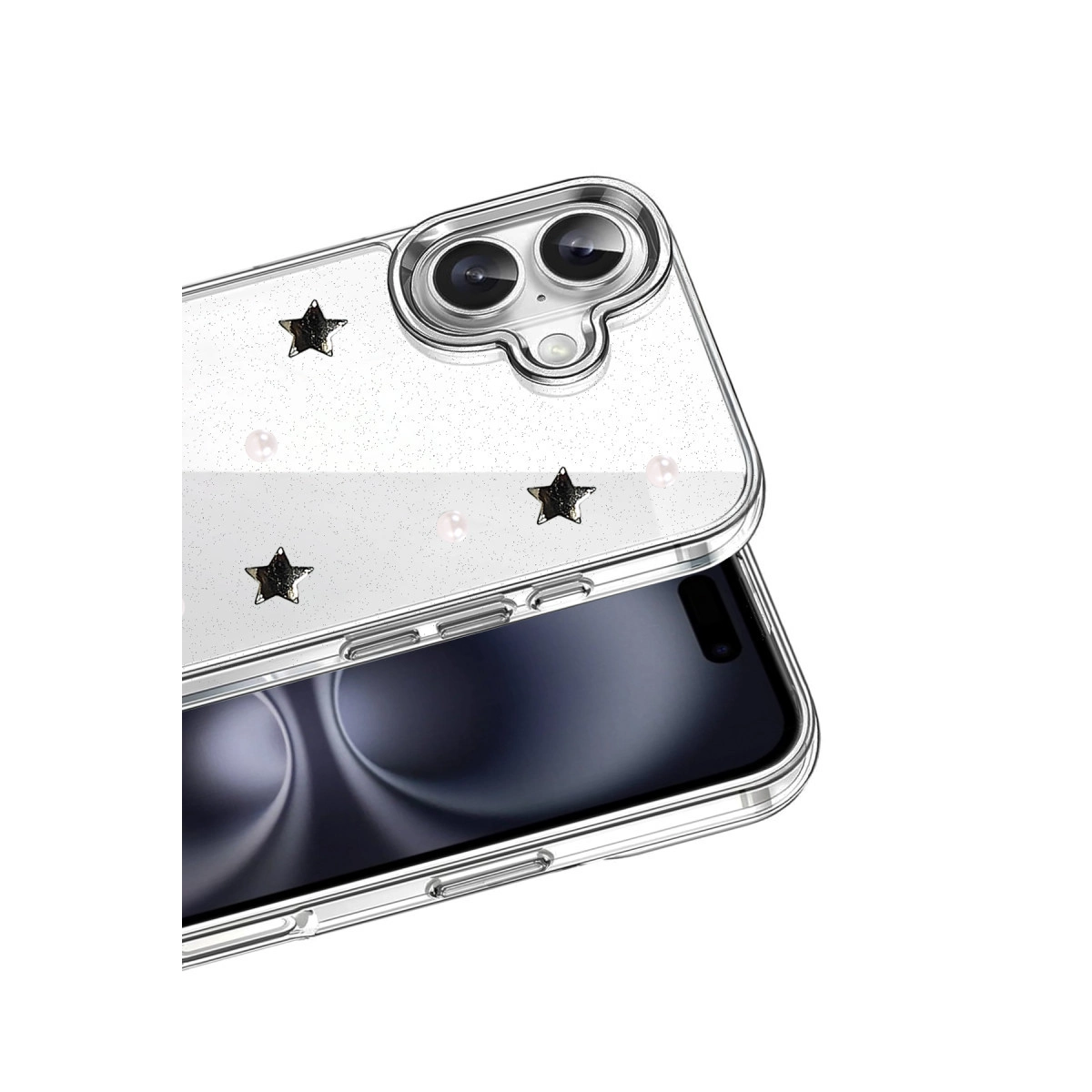 Evimdeyokyok Apple İphone 16 Fiyonk Desenli Kapak - Desen 7