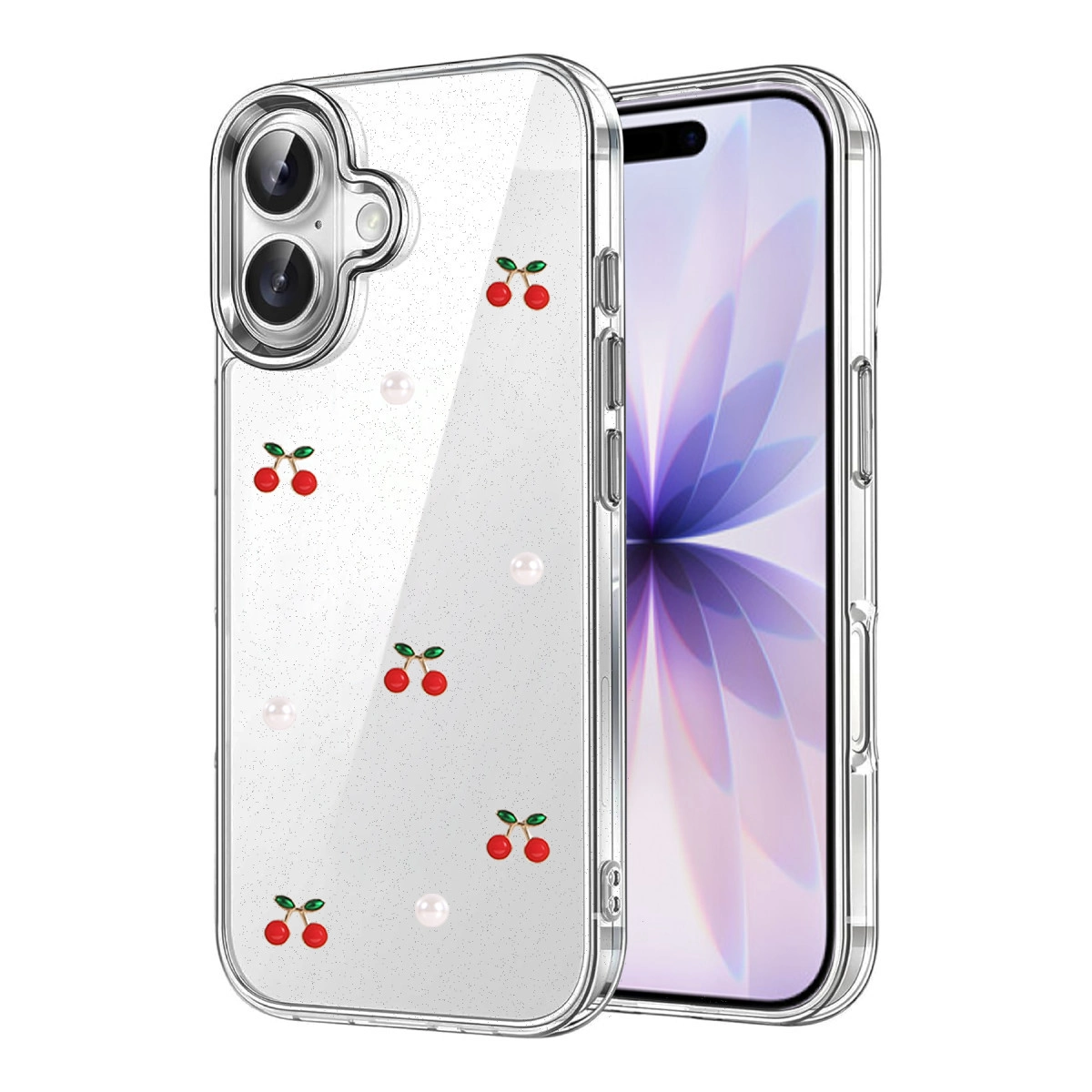 Evimdeyokyok Apple İphone 16 Fiyonk Desenli Kapak - Desen 9