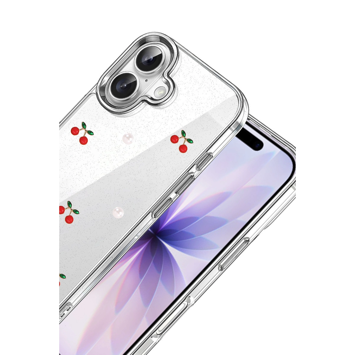 Evimdeyokyok Apple İphone 16 Fiyonk Desenli Kapak - Desen 9