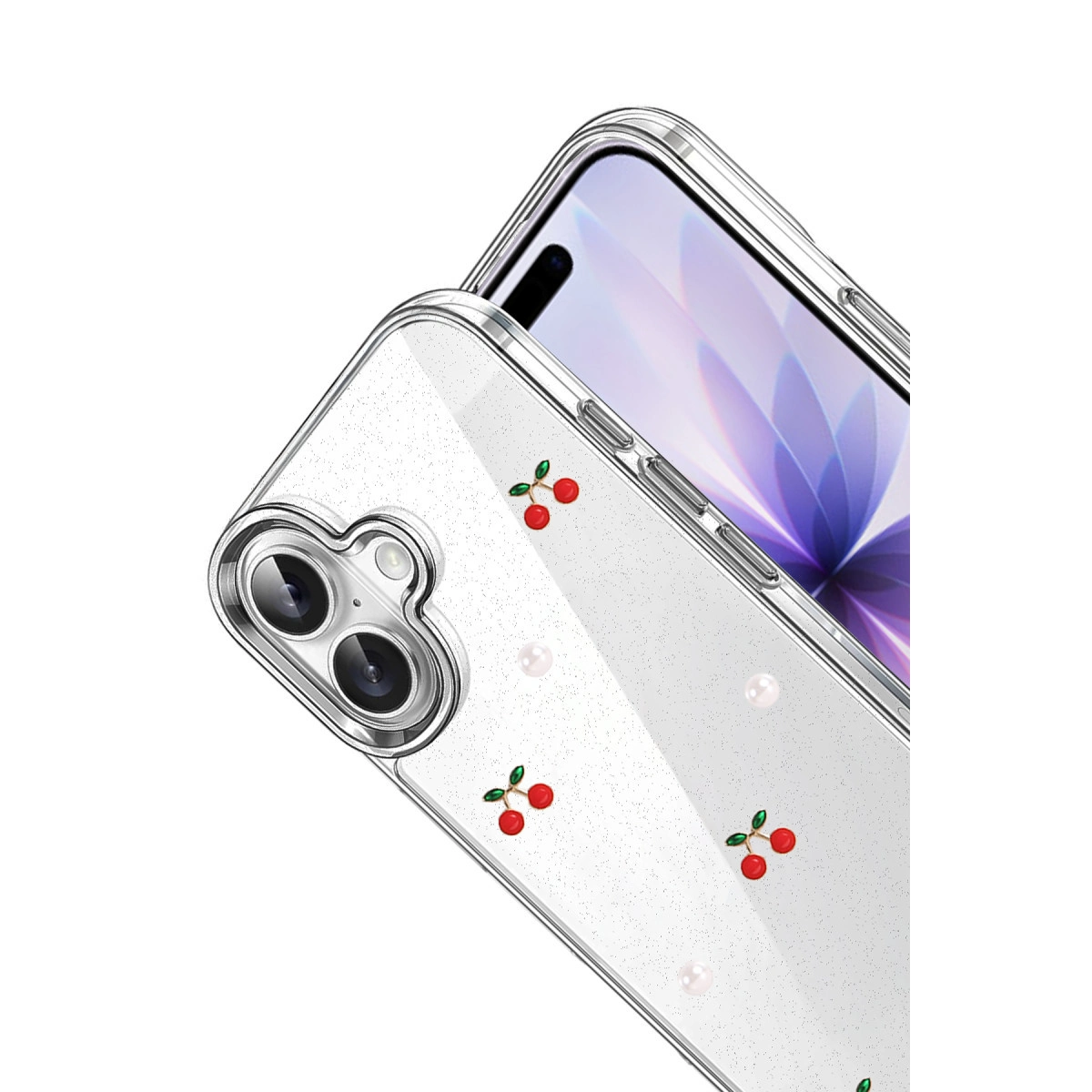 Evimdeyokyok Apple İphone 16 Fiyonk Desenli Kapak - Desen 9