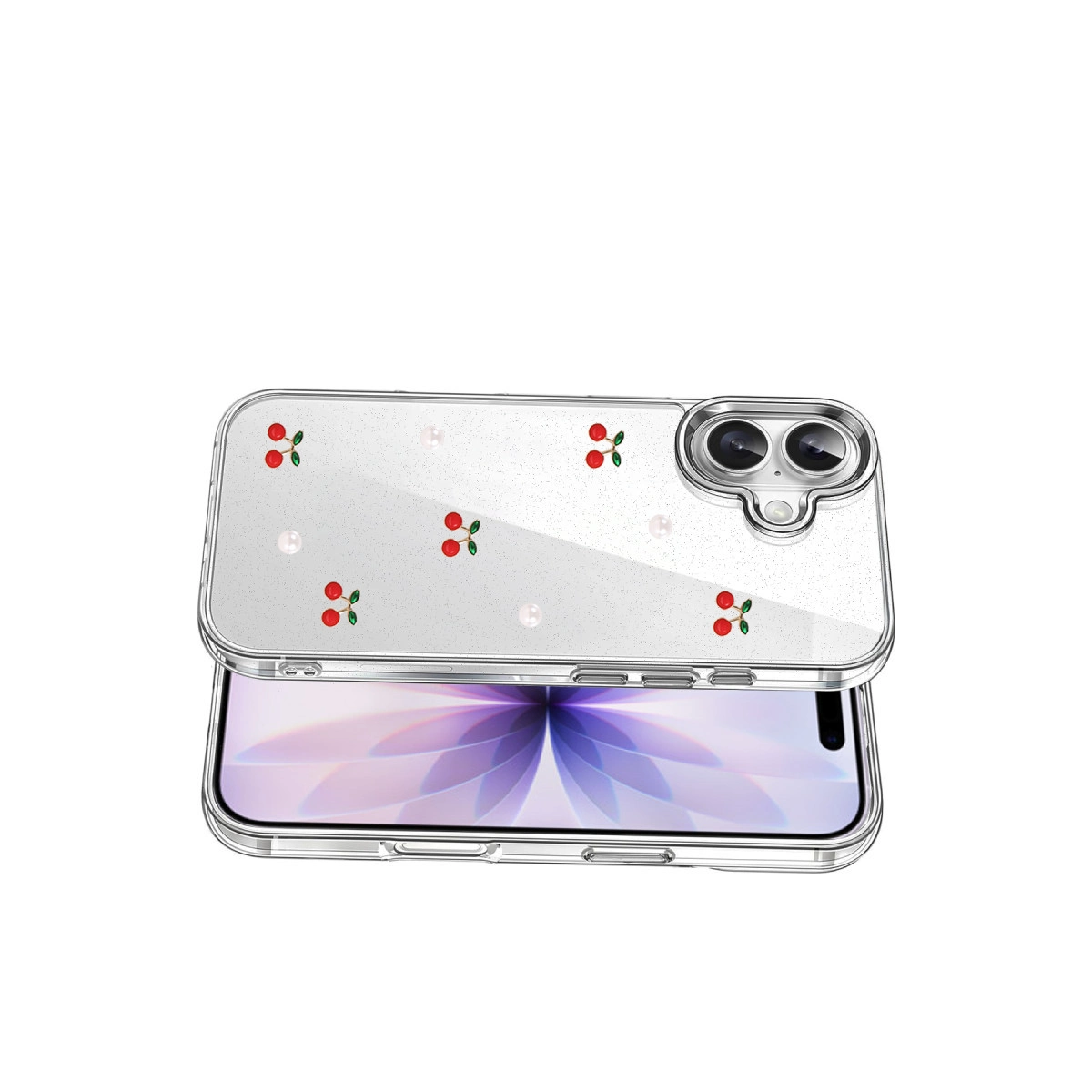 Evimdeyokyok Apple İphone 16 Fiyonk Desenli Kapak - Desen 9