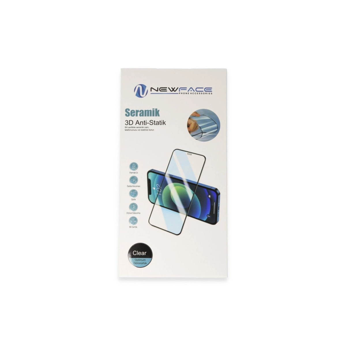 Evimdeyokyok Apple İphone 16 Pro 3D Antistatik Seramik Nano Ekran Koruyucu