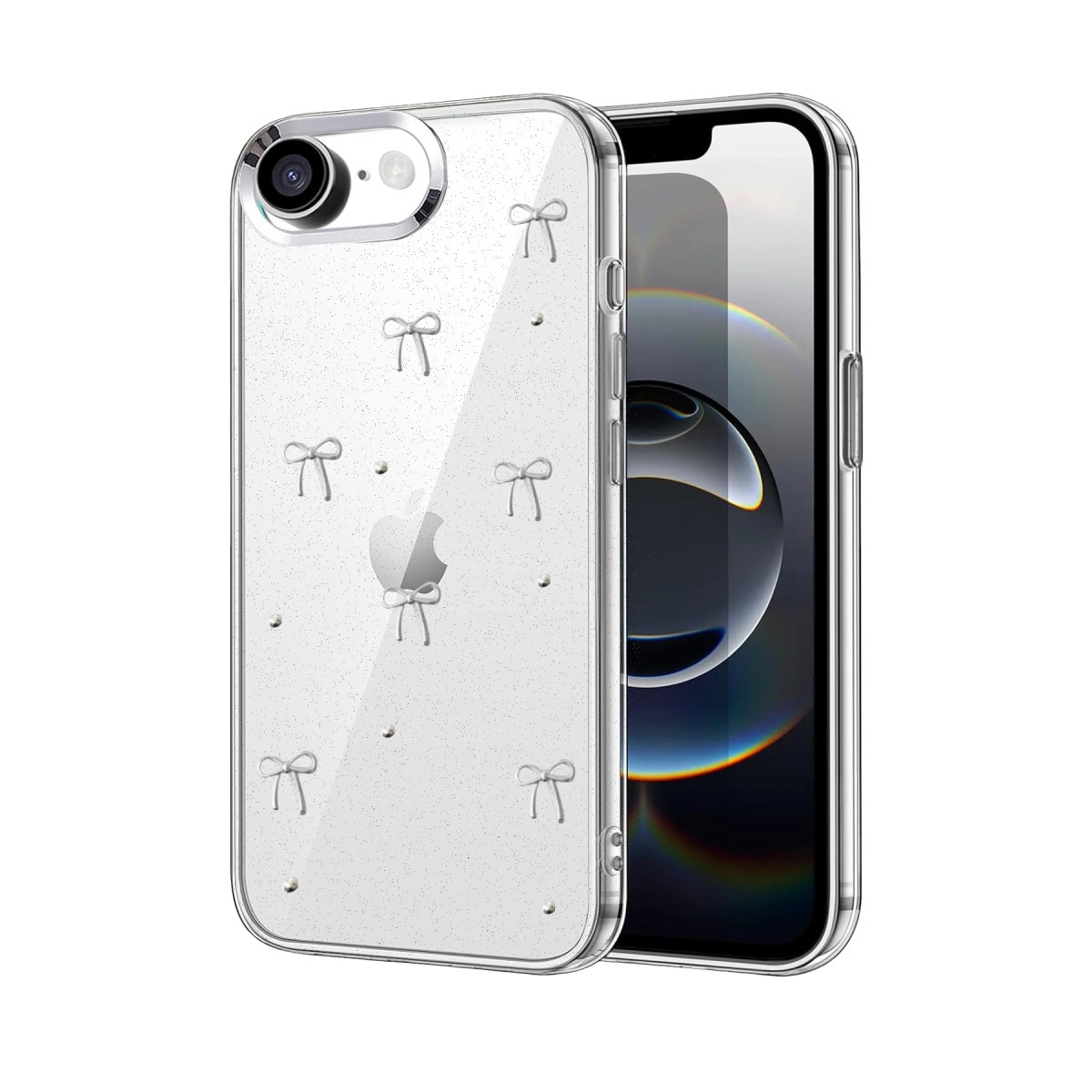 Evimdeyokyok Apple İphone 16E Fiyonk Desenli Kapak - Desen 1