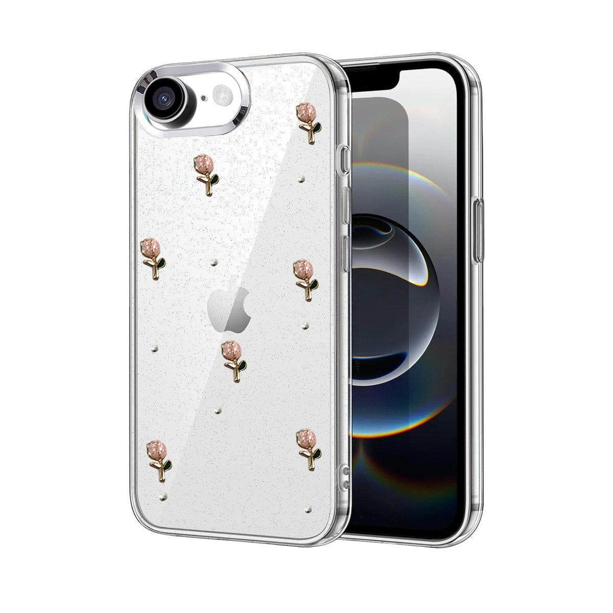 Evimdeyokyok Apple İphone 16E Fiyonk Desenli Kapak - Desen 6