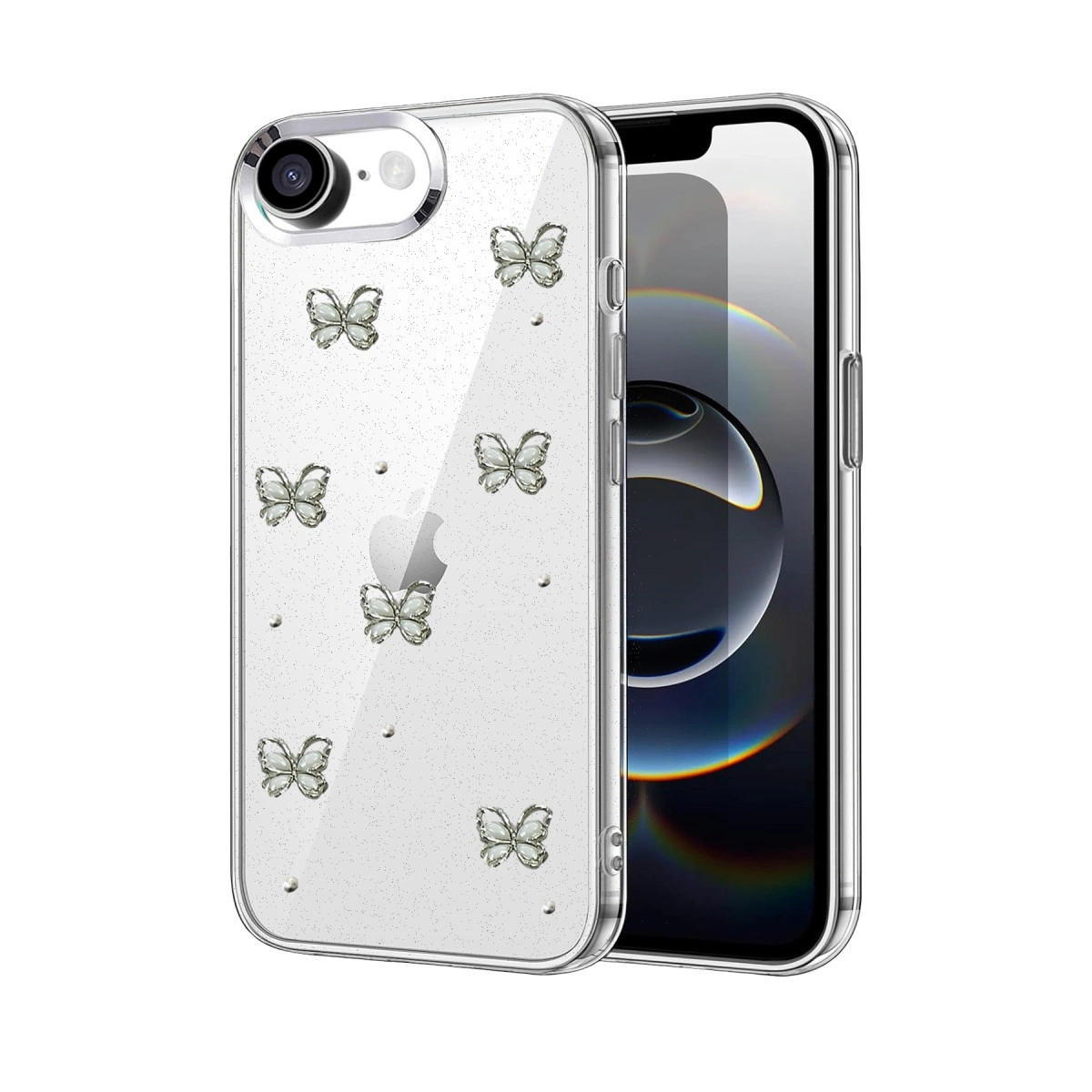 Evimdeyokyok Apple İphone 16E Fiyonk Desenli Kapak - Desen 9
