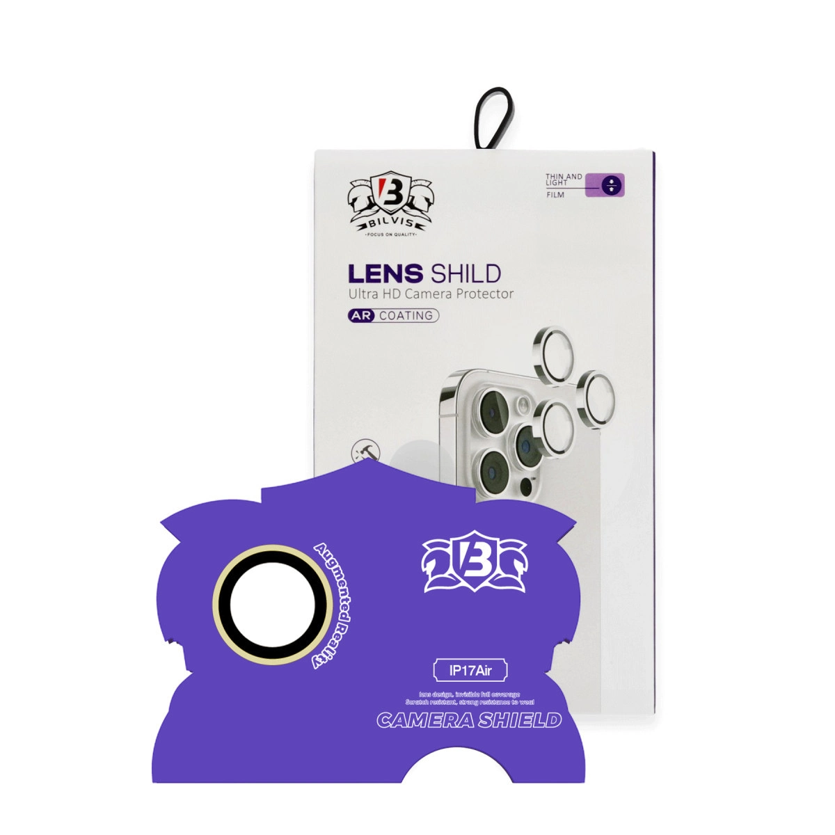 Evimdeyokyok Apple İphone 17 Air Bilvis Titan Kamera Lens - Gold
