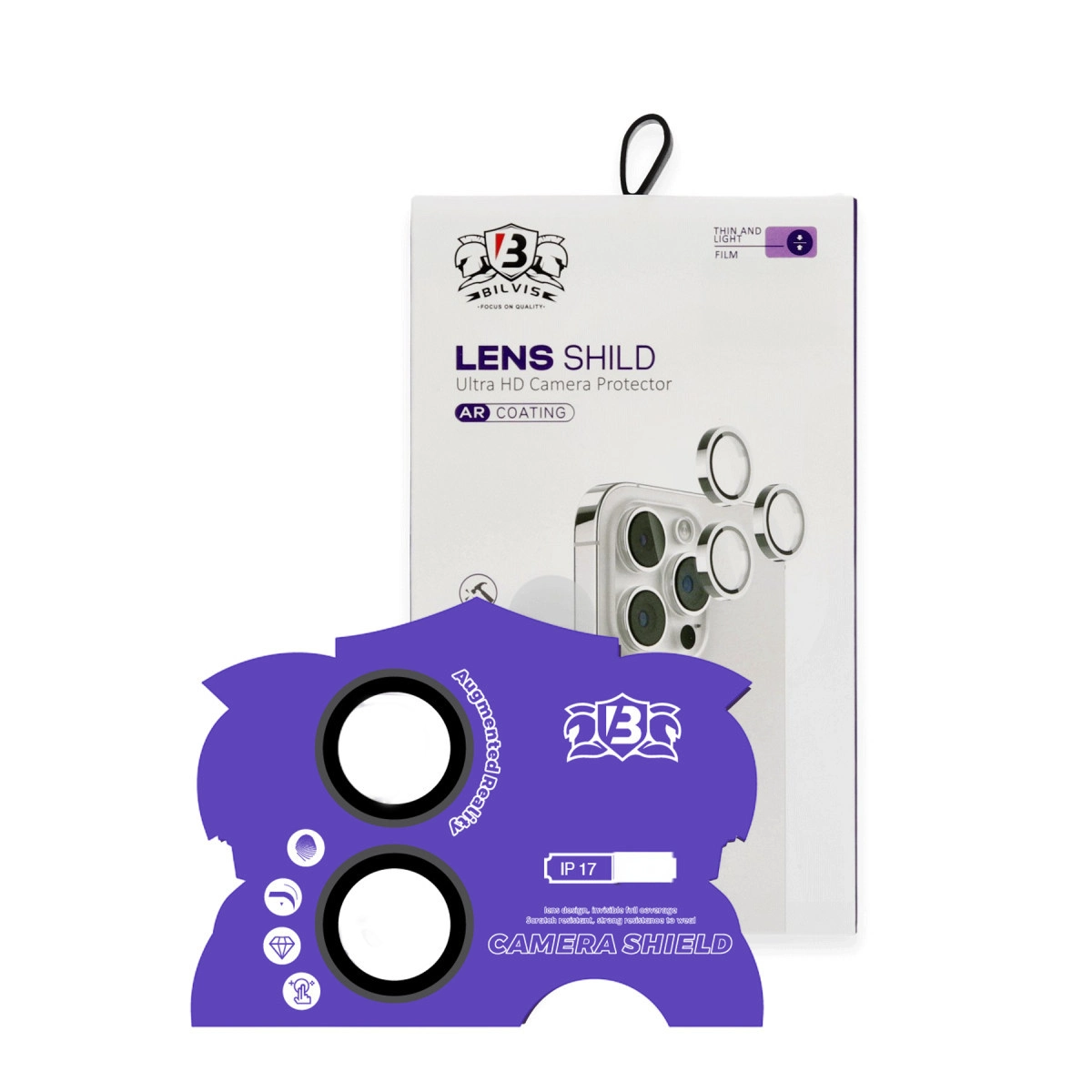 Evimdeyokyok Apple İphone 17 Bilvis Titan Kamera Lens - Siyah