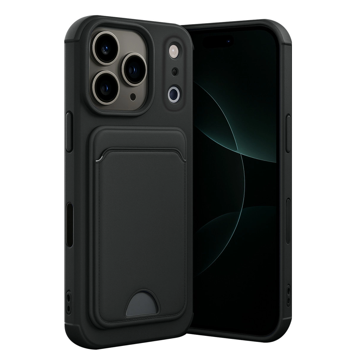 Evimdeyokyok Apple İphone 17 Pro Max Kelvin Kartvizitli Silikon - Siyah