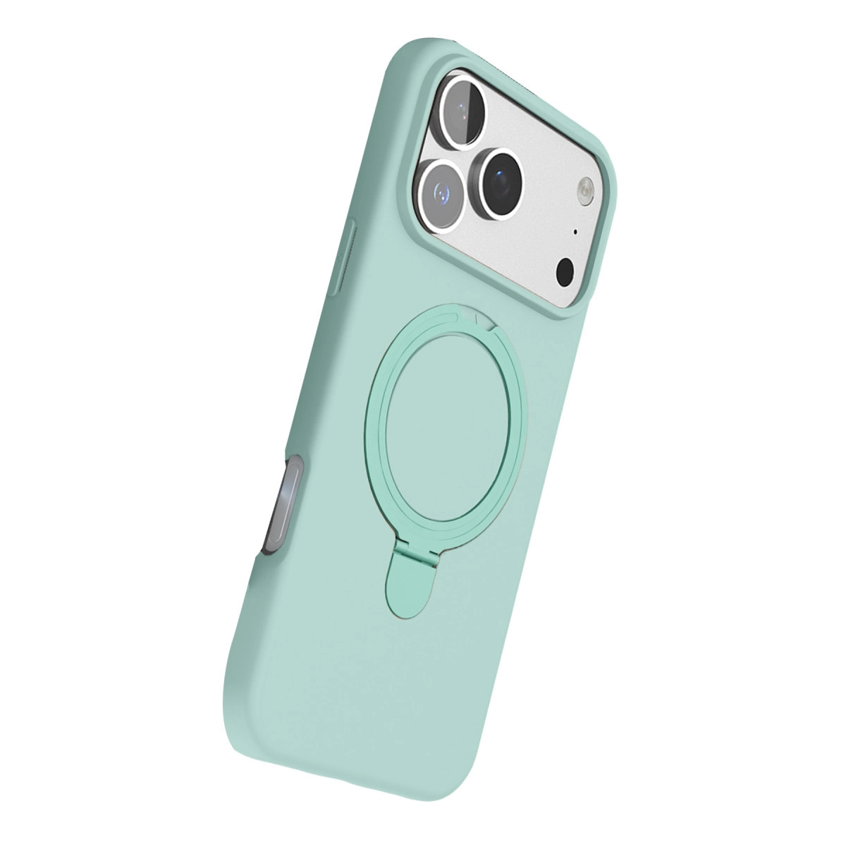 Evimdeyokyok Apple İphone 17 Pro Max Regal Magsafe Standlı Kapak - Su Yeşili