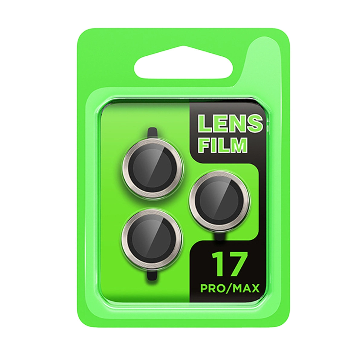 Evimdeyokyok Apple İphone 17 Pro Raze Metal Kamera Lens - Gri