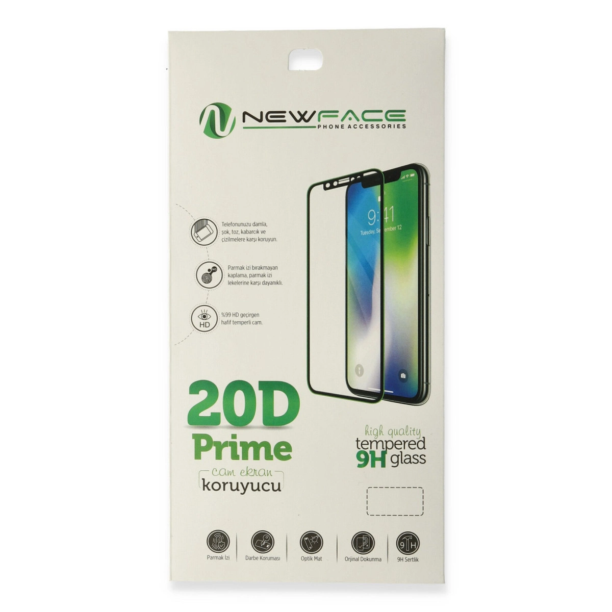 Evimdeyokyok Apple İphone 6 20D Premium Cam Ekran Koruyucu - Siyah