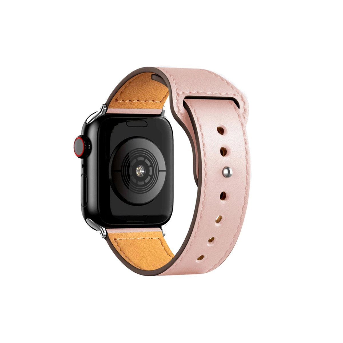 Evimdeyokyok Apple Watch 38Mm Kr415 Luaz Deri Kordon (Saat Değildir) - Pembe