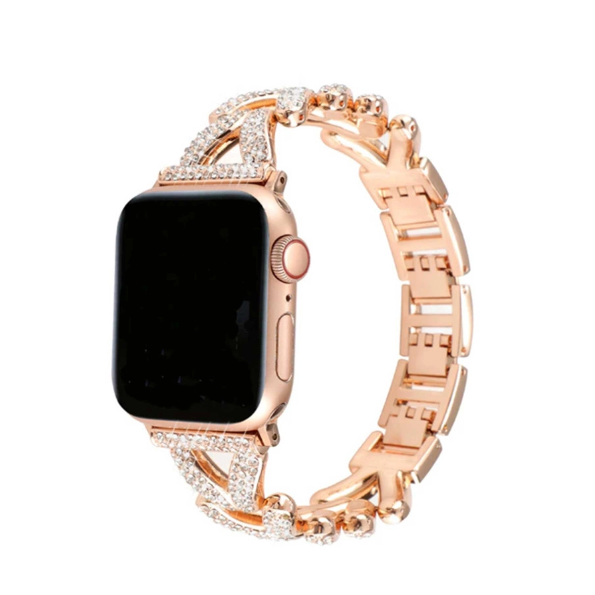 Evimdeyokyok Apple Watch 38Mm Node Taşlı Kordon (Saat Değildir) - Siyah