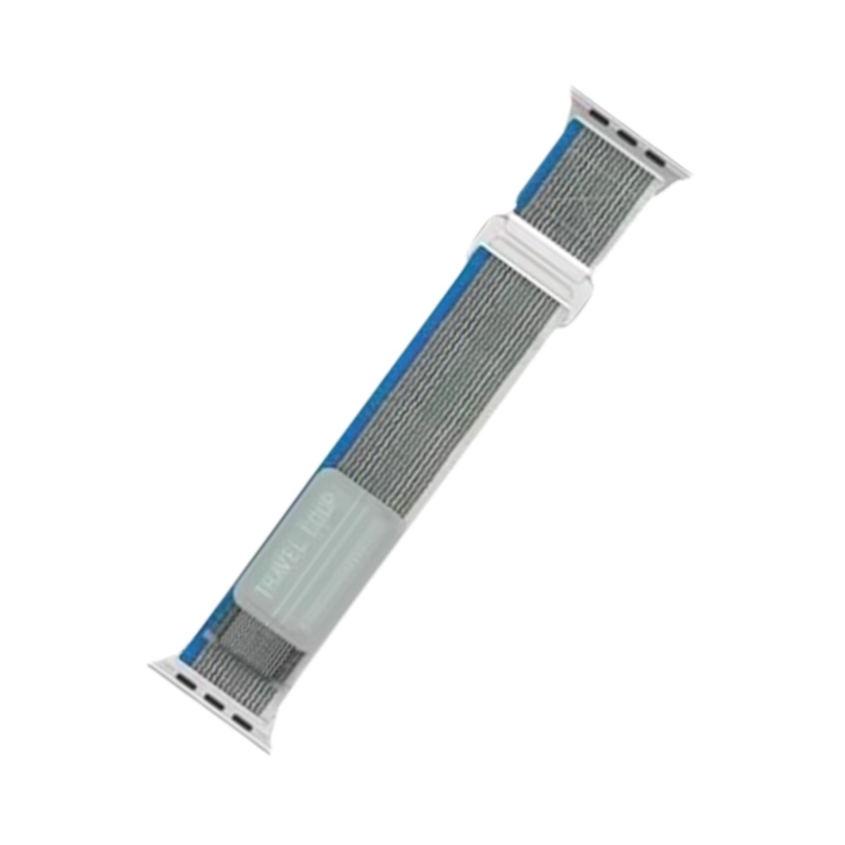 Evimdeyokyok Apple Watch 42Mm Alice Kumaş Kordon (Saat Değildir) - Mavi-Gri
