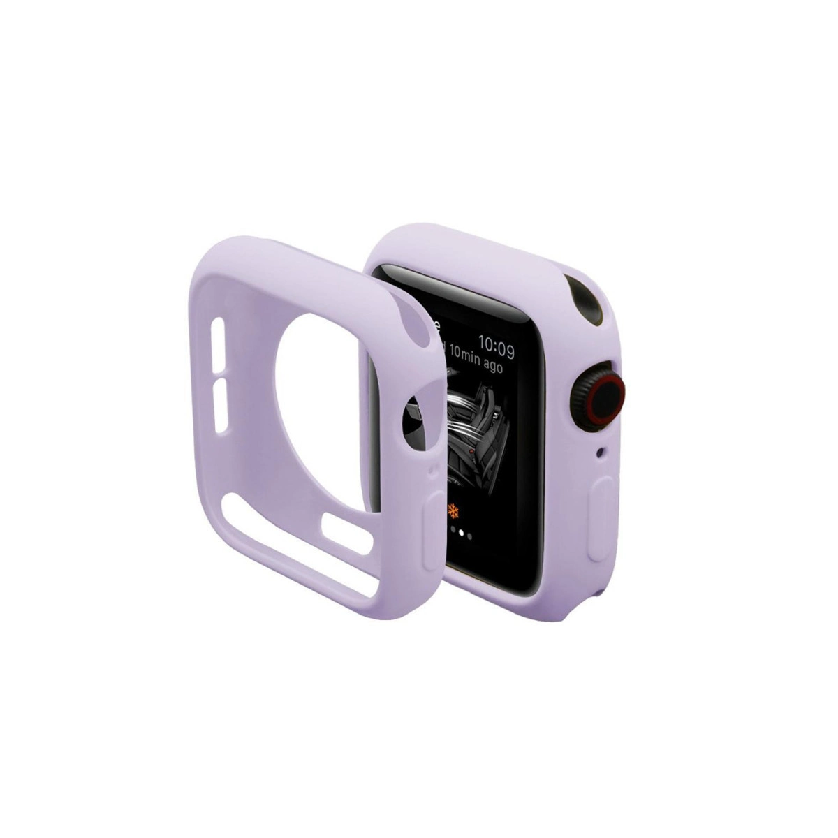 Evimdeyokyok Apple Watch 44Mm Silikon Alt Kasa - Lila
