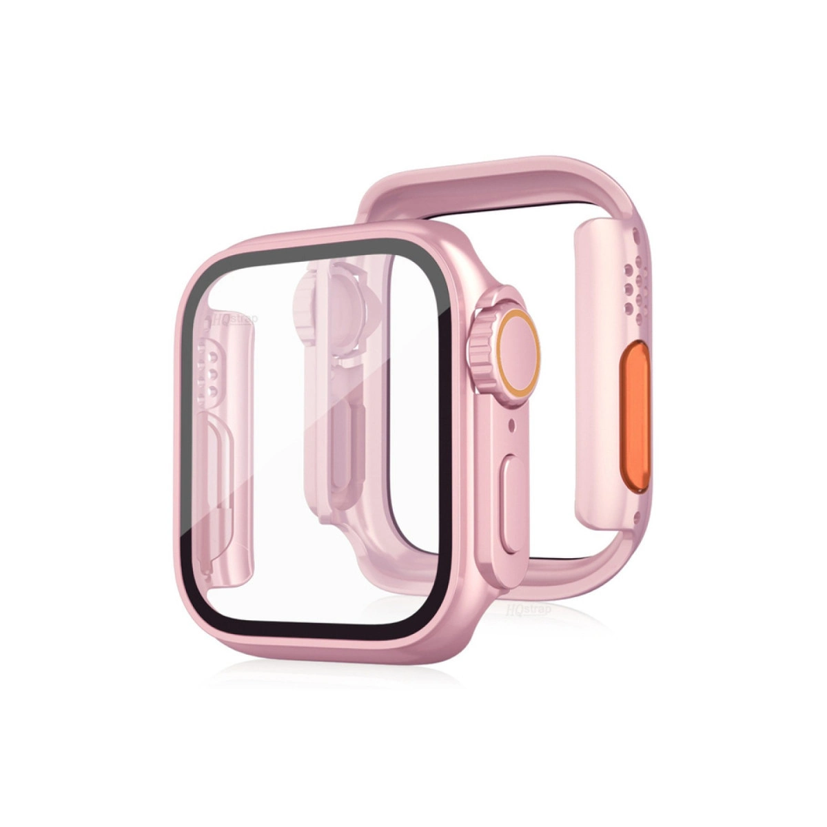 Evimdeyokyok Apple Watch 44Mm Watch 49Mm Kasa Dönüştürücü Ve Ekran Koruyucu - Rose Gold