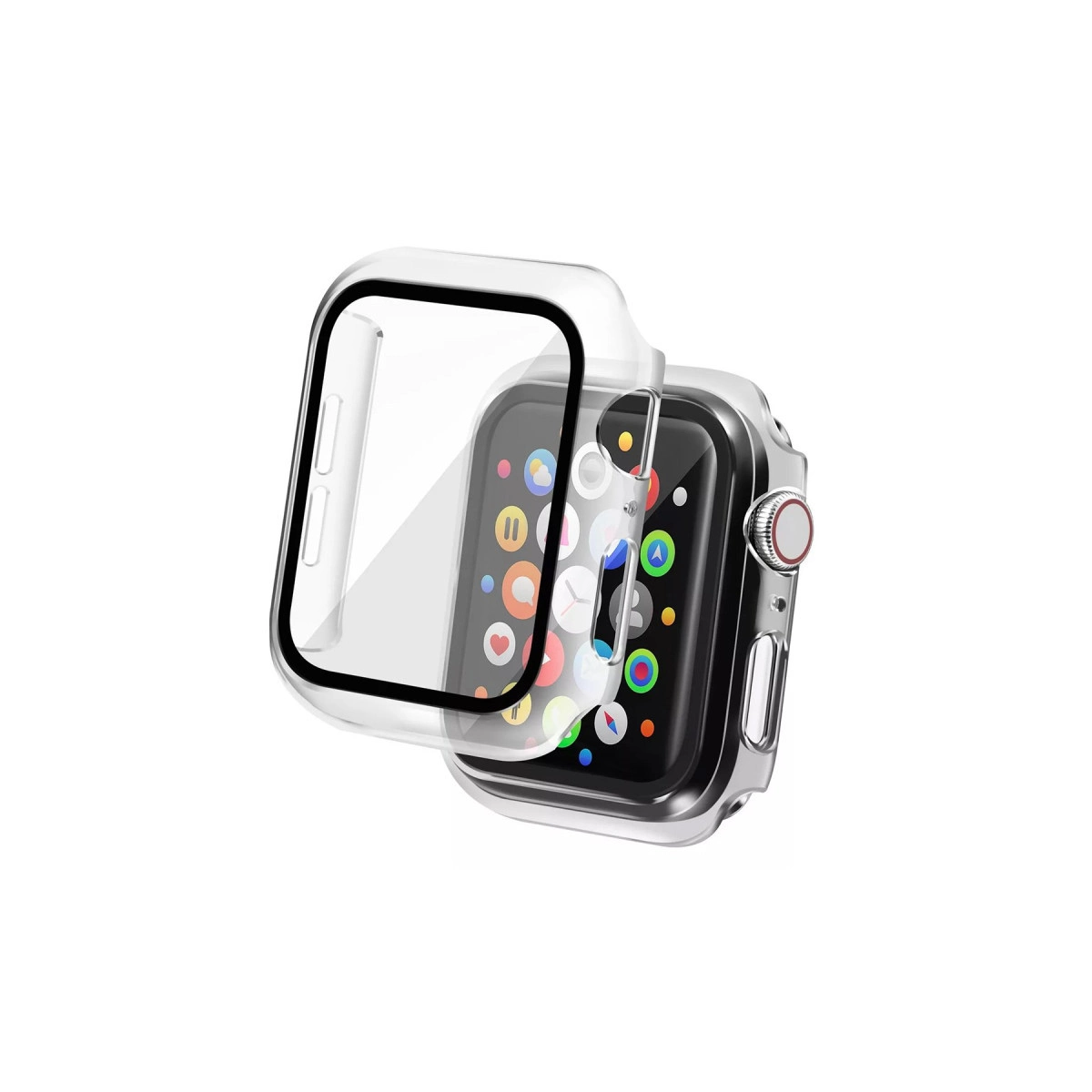 Evimdeyokyok Apple Watch Ultra 49Mm Camlı Kasa Ekran Koruyucu - Şeffaf