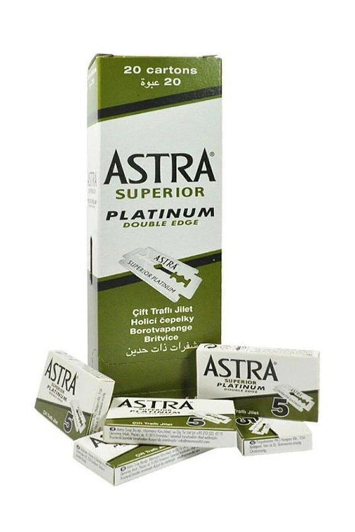Evimdeyokyok Astra Tıraş Bıçağı Yeşil Jilet 20 Li Paket