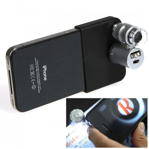 Evimdeyokyok Cep Telefonu Mikroskopu 60X Iphone 4 İçin No 9882İp2