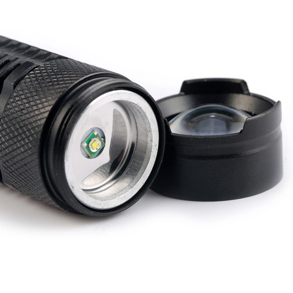 Evimdeyokyok Cree Q5 Led Zoomlu Pilli Mini Feneri 14500 Pil İle Çalışma Özelliği