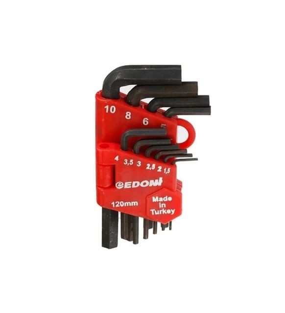 Evimdeyokyok Edoni 120 Mm 10 Parça Alyan Seti Siyah