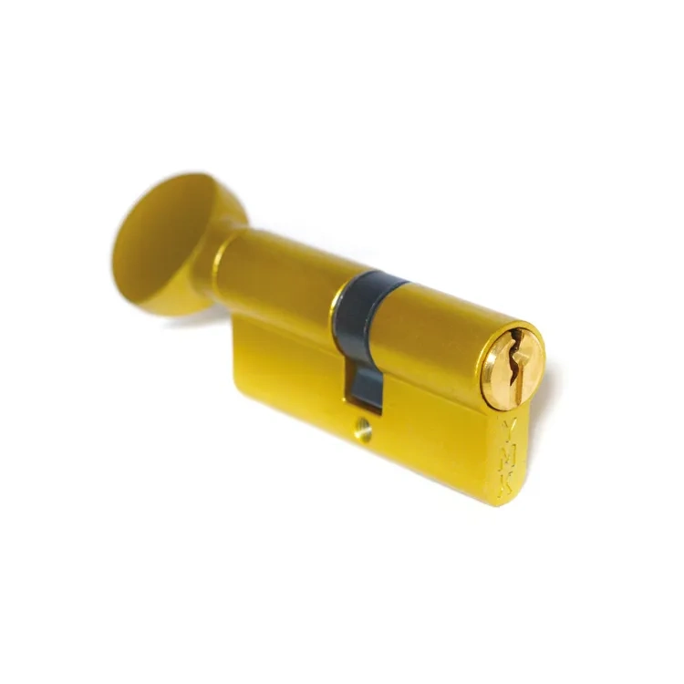 Evimdeyokyok Eko 68Mm Sarı Bilyalı Mandallı Hibrit Barel, Kapı Silindiri