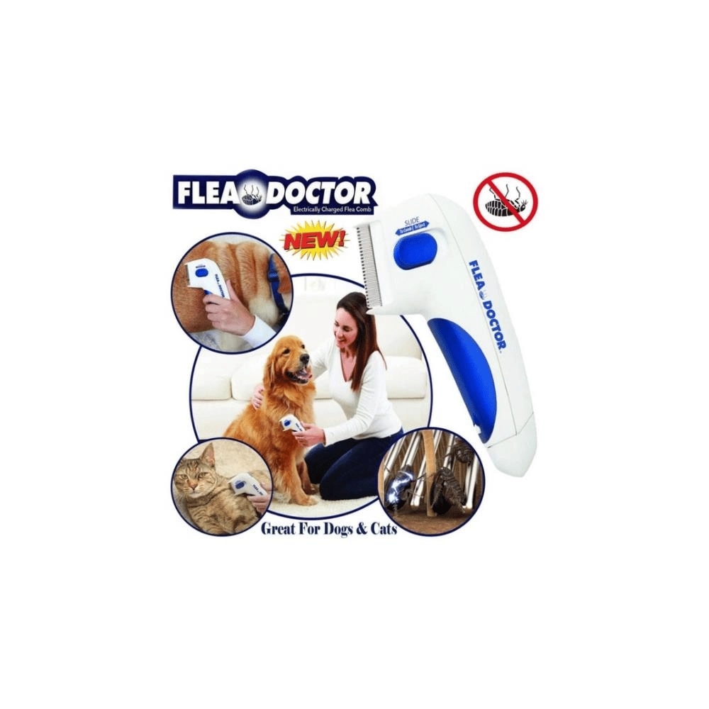 Evimdeyokyok Flea Doctor Kedi Ve Köpekler İçin Pilli Pire Tarağı