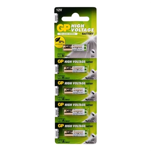 Evimdeyokyok Gp 27A Mn27 12V Alkalin Pil Kepenk Anahtar Pili Beşli Paket