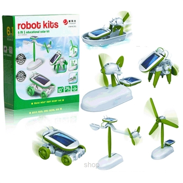 Evimdeyokyok Güneş Enerjili Robot Oluşturma Seti (6 İn 1)