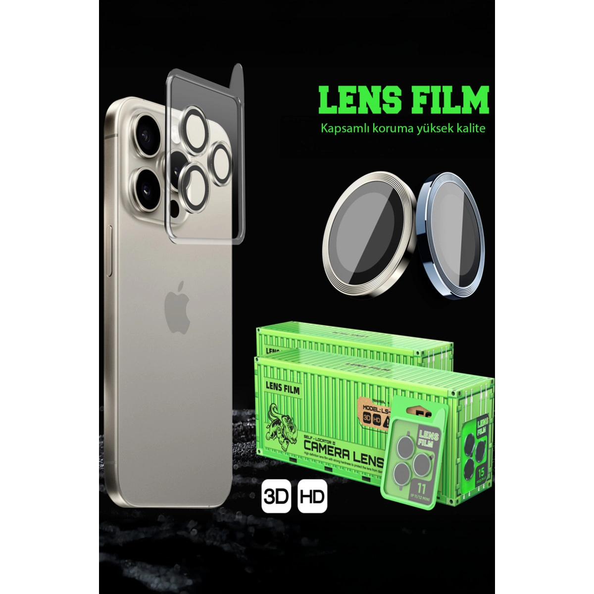 Evimdeyokyok Huawei Honor 400 Raze Metal Kamera Lens - Gümüş