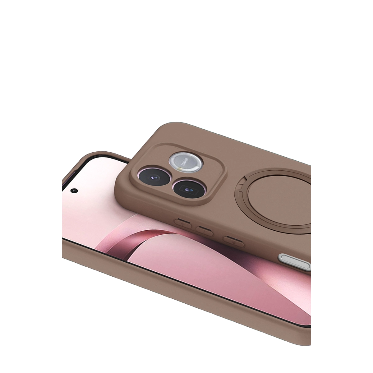 Evimdeyokyok Huawei Honor 600 Lite Regal Magsafe Standlı Kapak - Çöl Titanyum