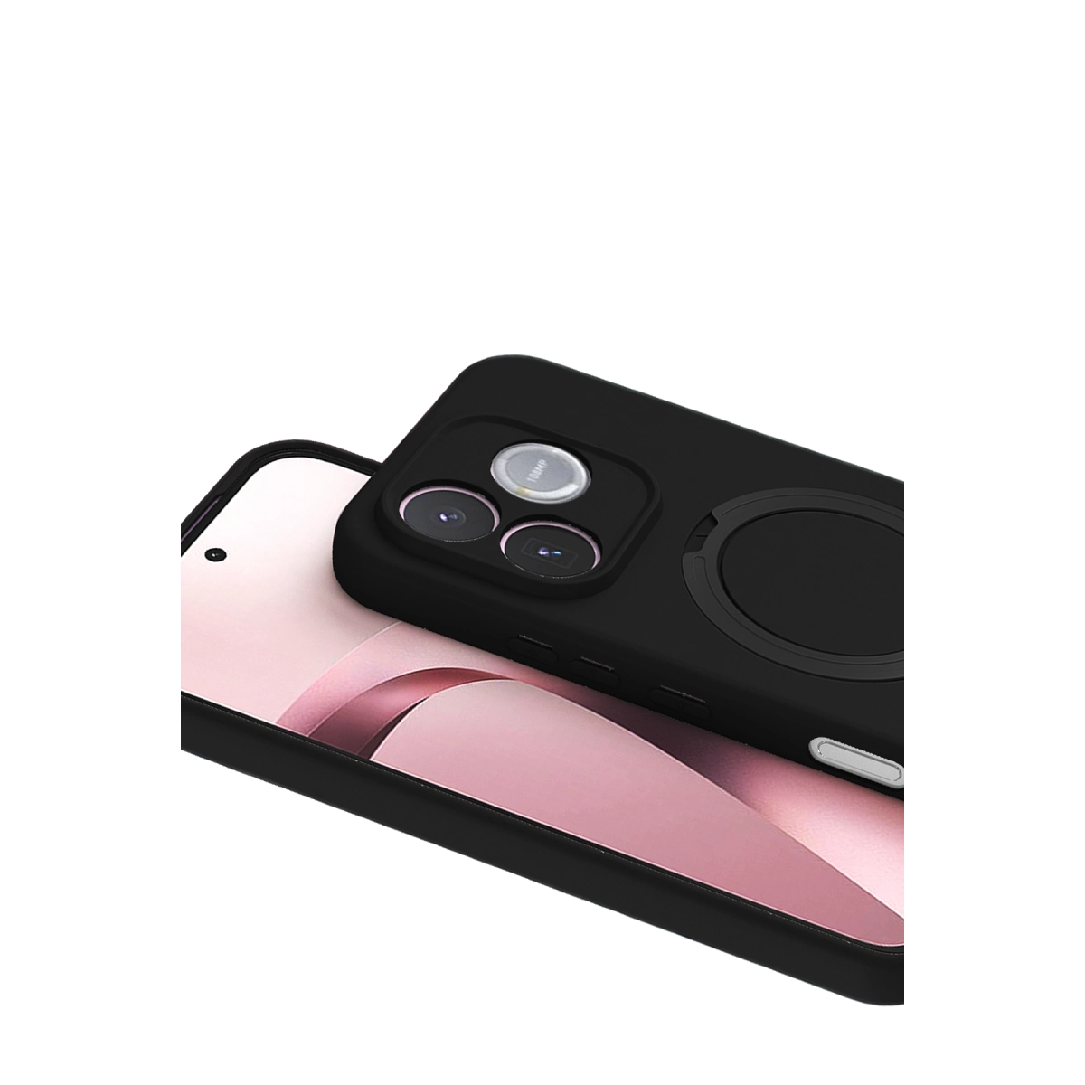 Evimdeyokyok Huawei Honor 600 Lite Regal Magsafe Standlı Kapak - Siyah