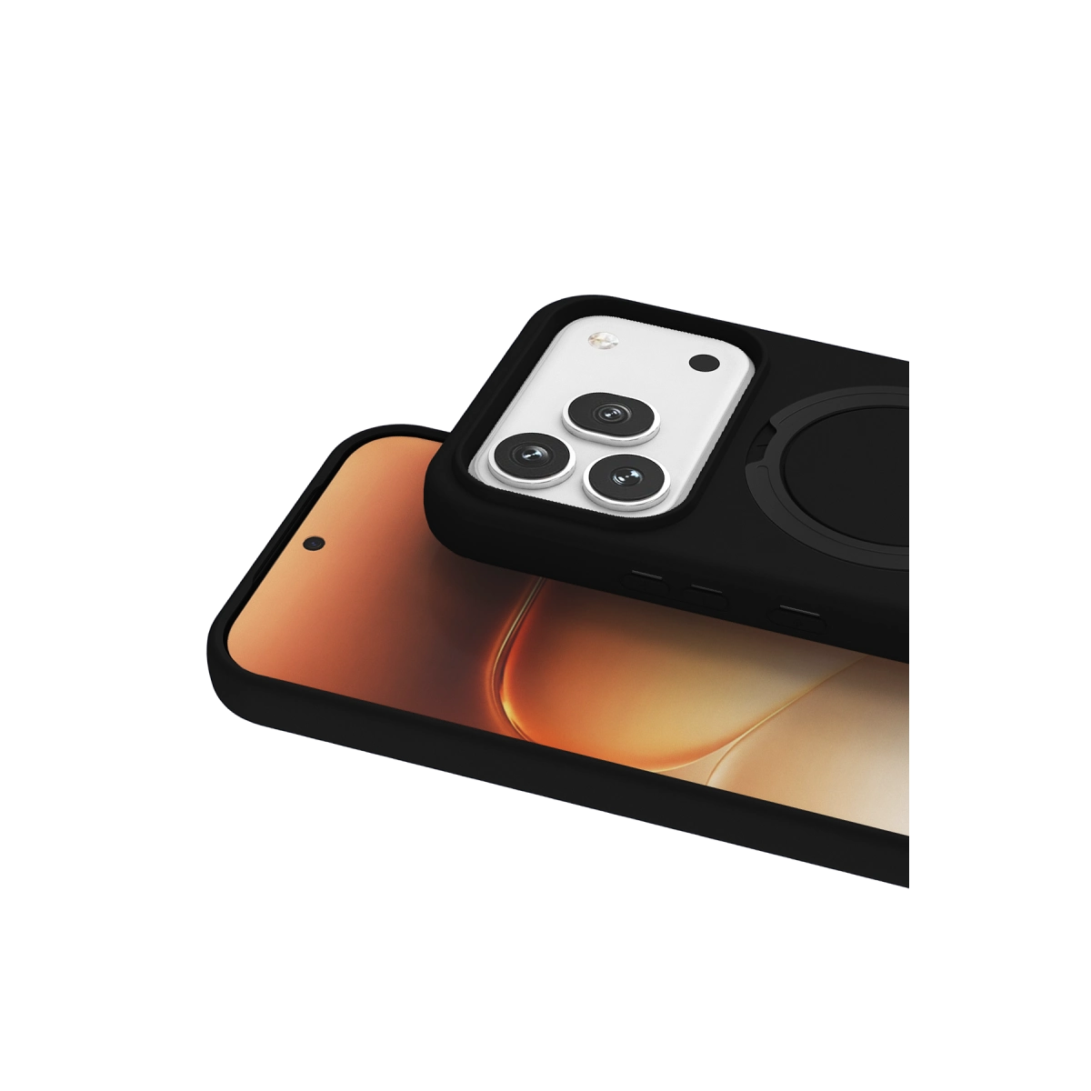 Evimdeyokyok Huawei Honor 600 Regal Magsafe Standlı Kapak - Siyah