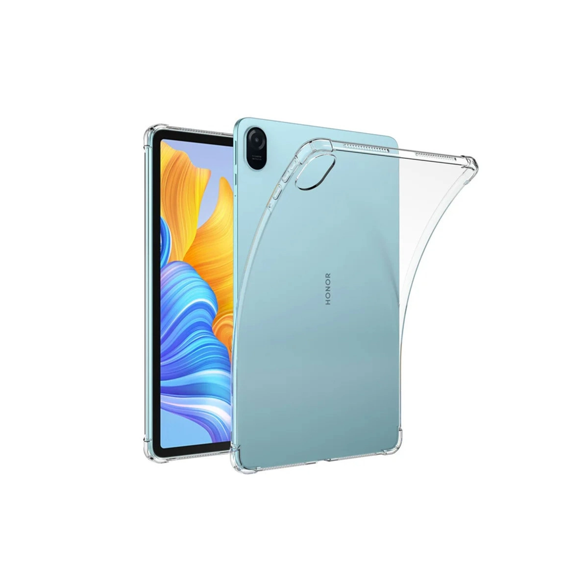 Evimdeyokyok Huawei Honor Pad 8 12 Kılıf Anti Shock Tablet Silikon - Şeffaf