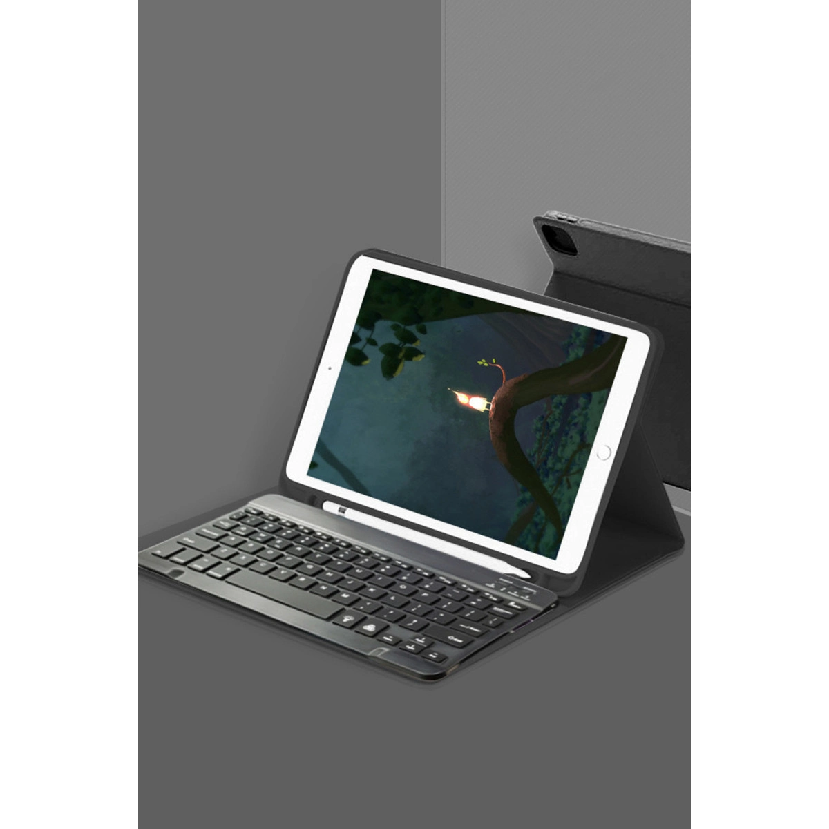 Evimdeyokyok Huawei Honor Pad X8 10.1 Kılıf Kc01 Smart Klavyeli Tablet Kılıfı - Siyah