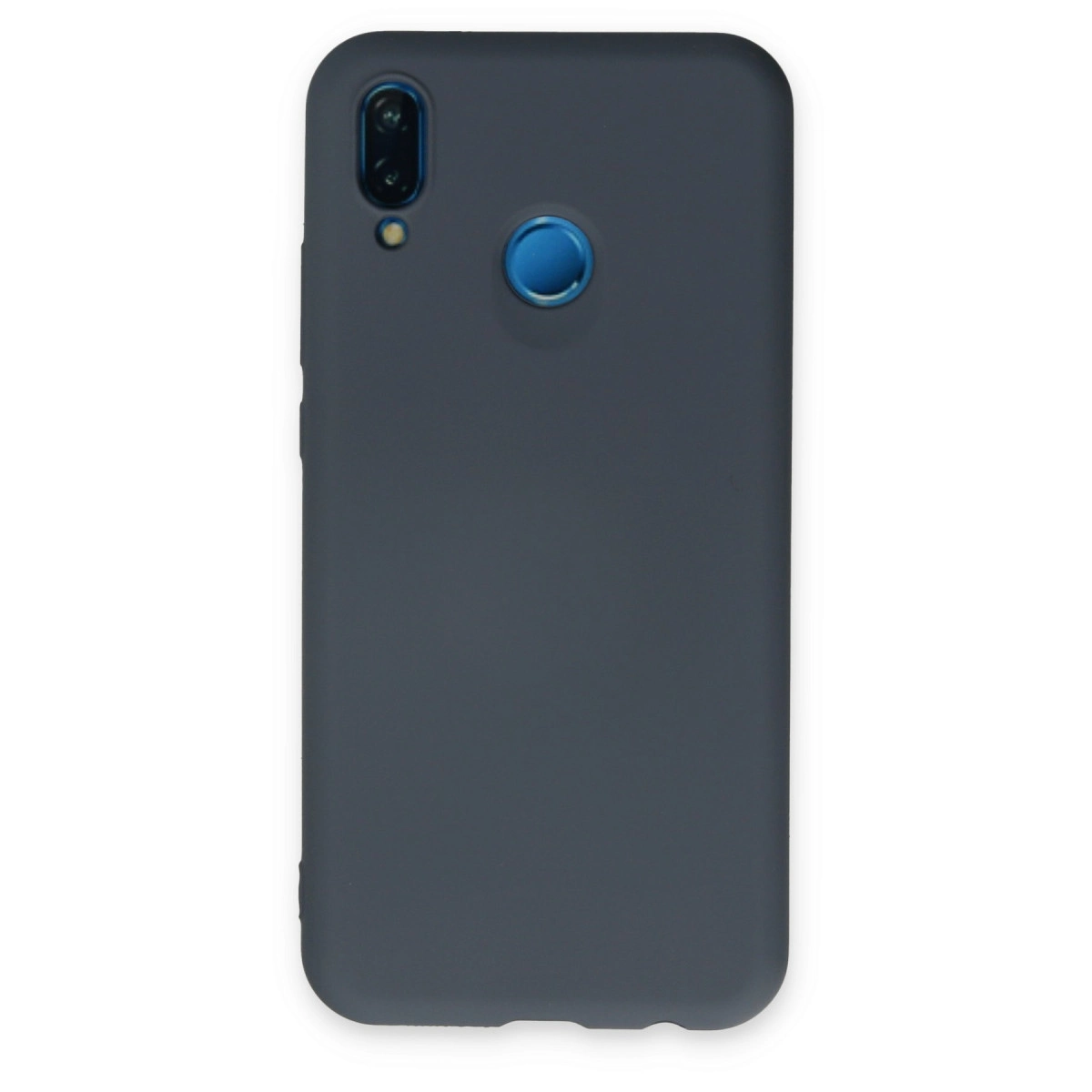 Evimdeyokyok Huawei P20 Lite Kılıf Nano İçi Kadife Silikon - Gri
