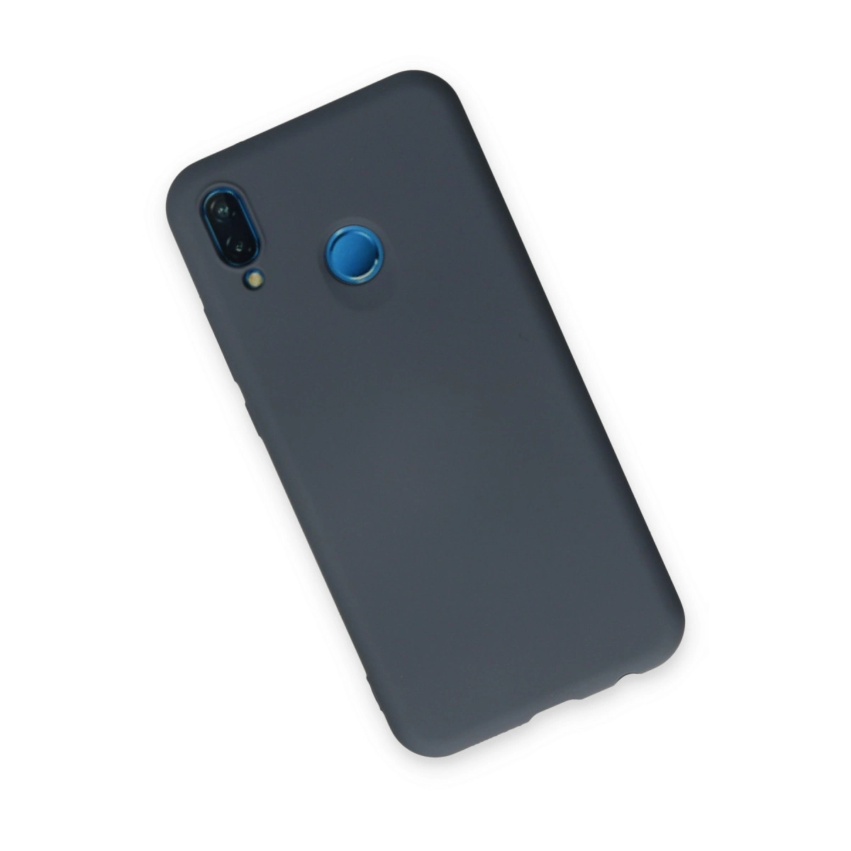 Evimdeyokyok Huawei P20 Lite Kılıf Nano İçi Kadife Silikon - Gri