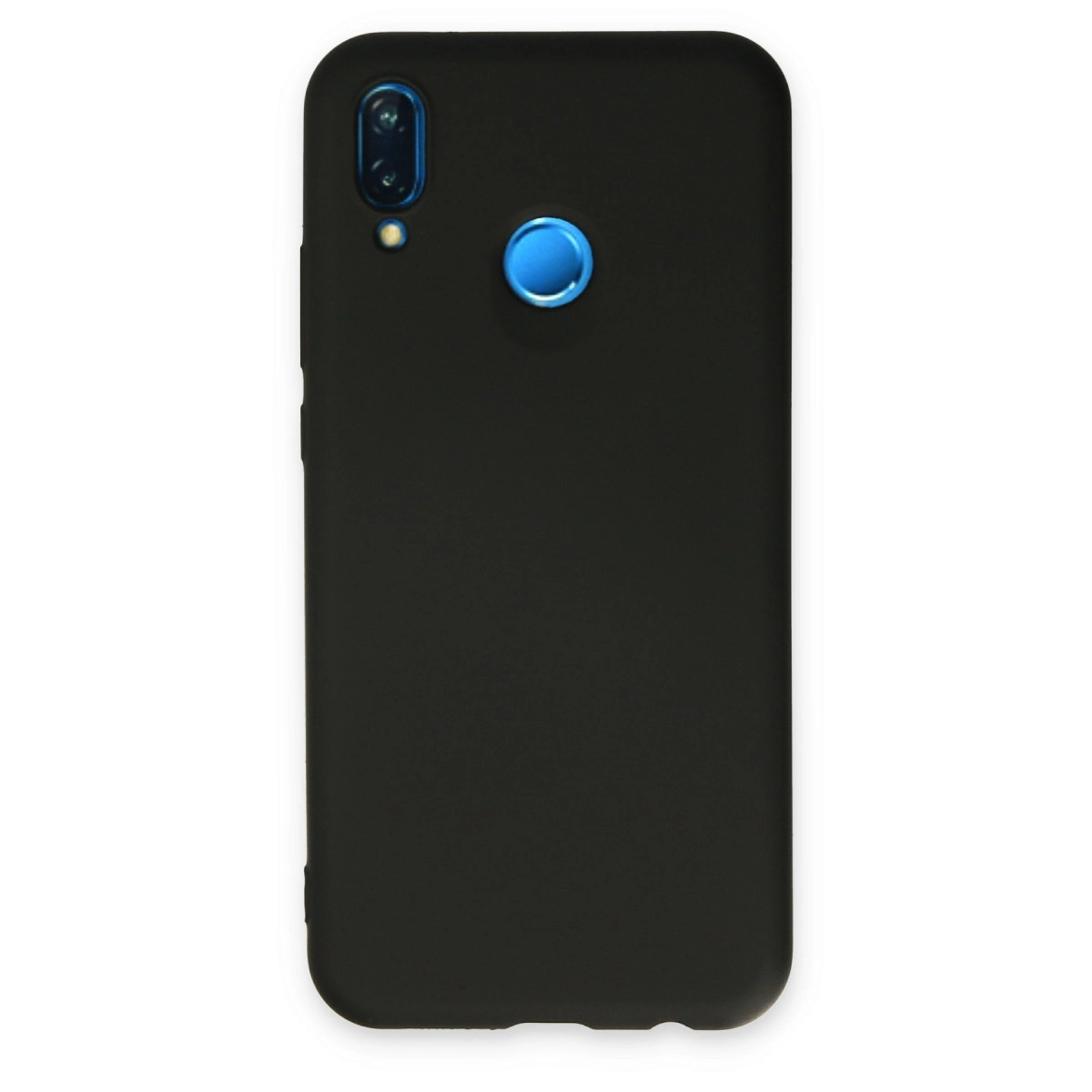 Evimdeyokyok Huawei P20 Lite Kılıf Nano İçi Kadife Silikon - Siyah