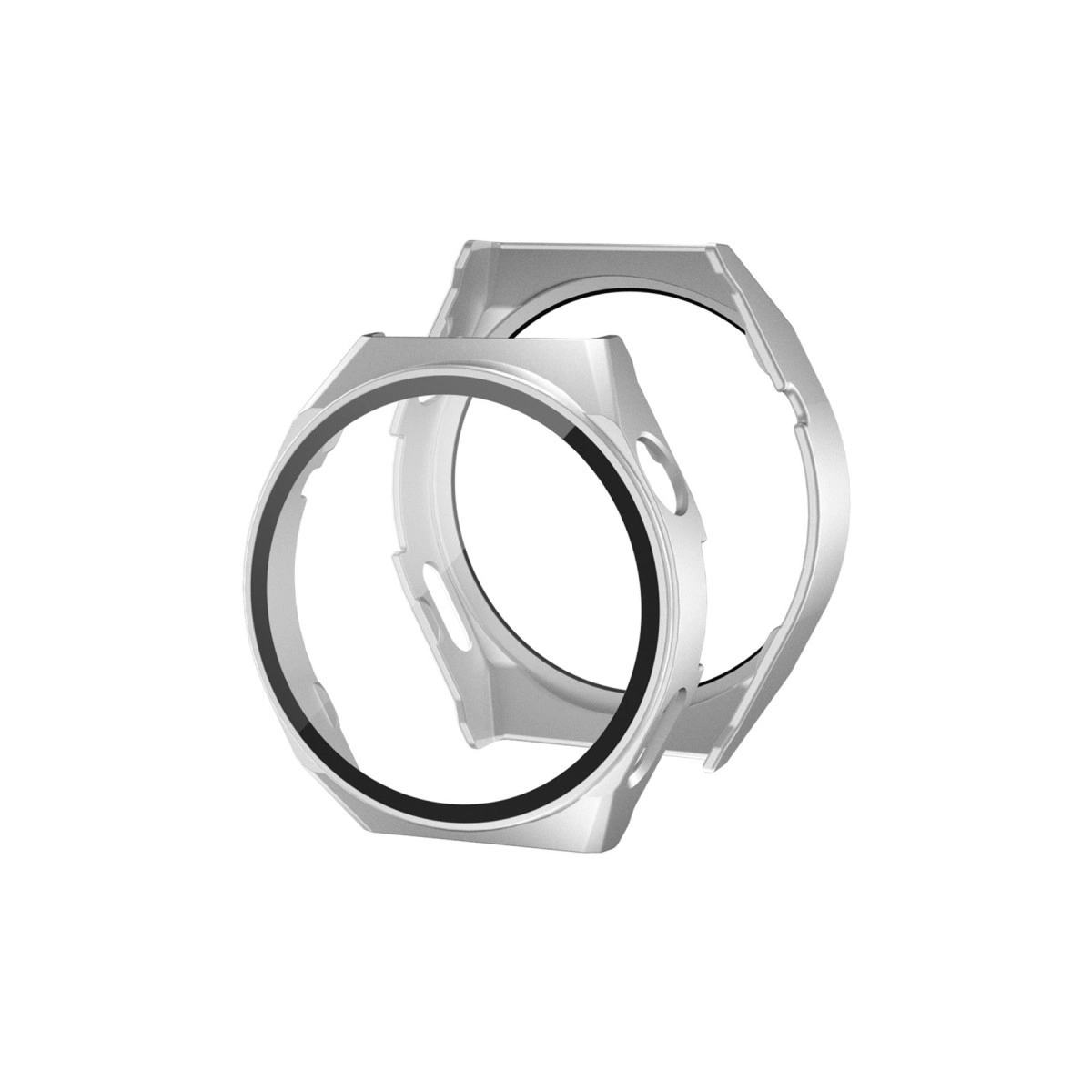 Evimdeyokyok Huawei Watch Gt2 46Mm Dota Camlı Kasa Ekran Koruyucu - Gümüş