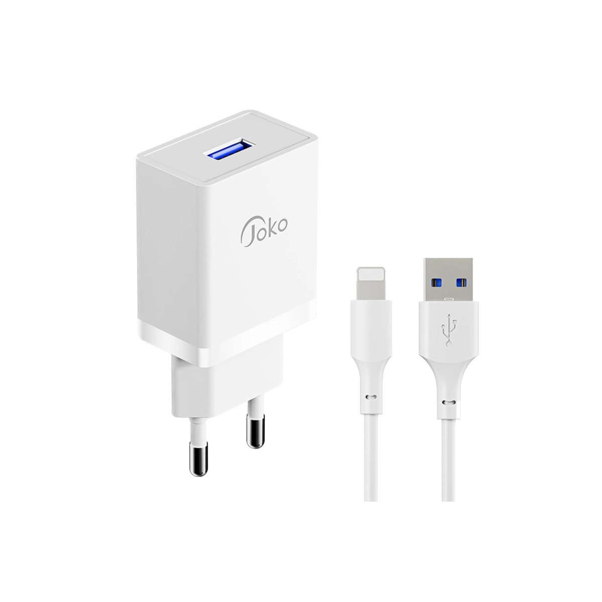 Evimdeyokyok Joko Jk77 12W + Px17 1M 2.4A Usb To Lightning Kablolu Pd Şarj Cihazı