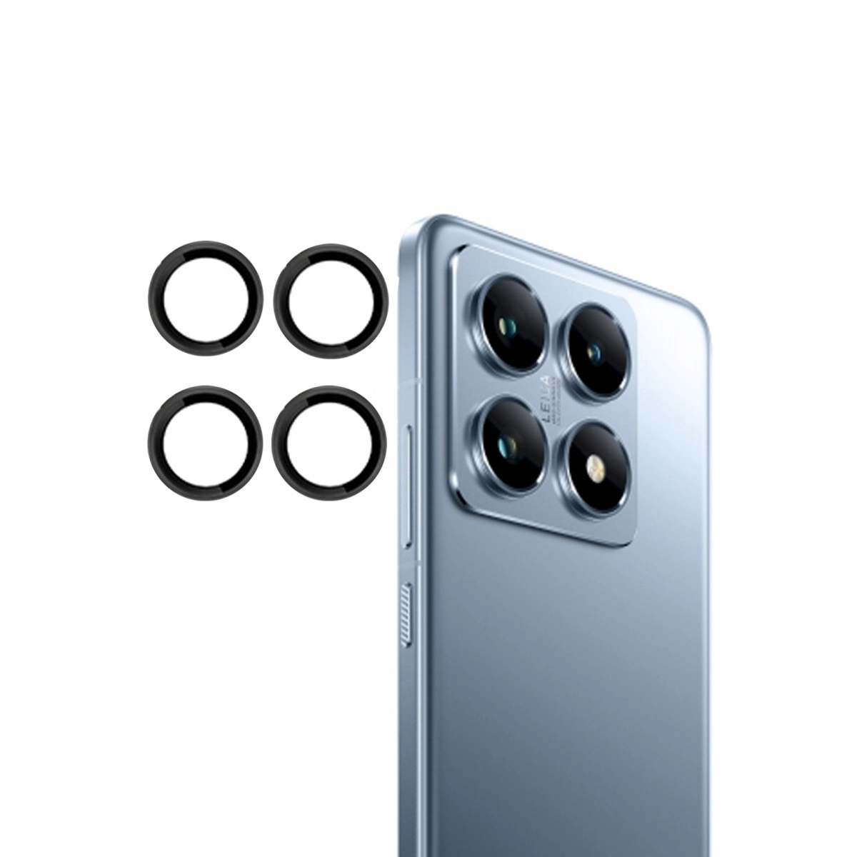 Evimdeyokyok Joko Xiaomi Mi 14T Pro Pvd Metal Kamera Lens - Siyah