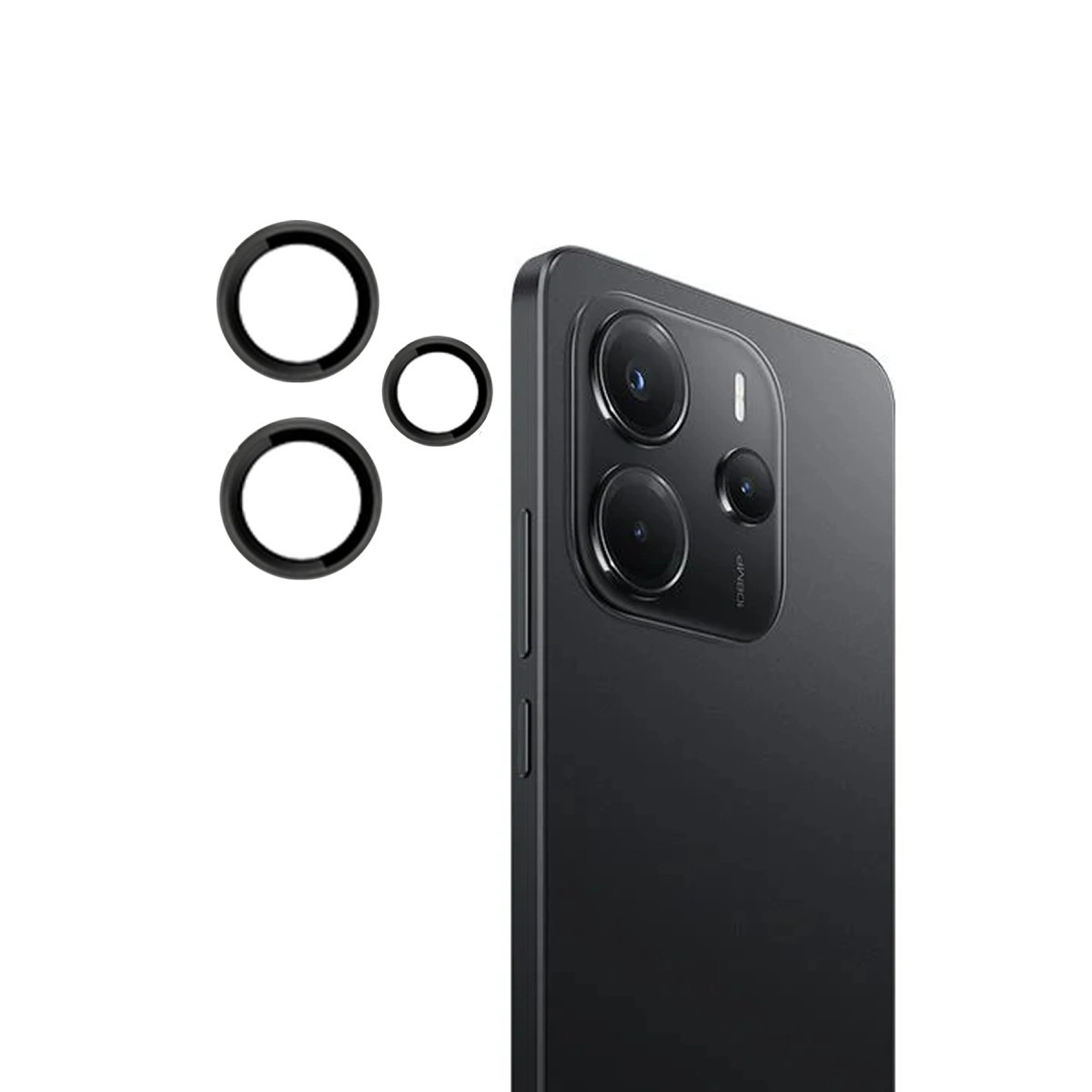 Evimdeyokyok Joko Xiaomi Redmi Note 14 4G Pvd Metal Kamera Lens - Siyah
