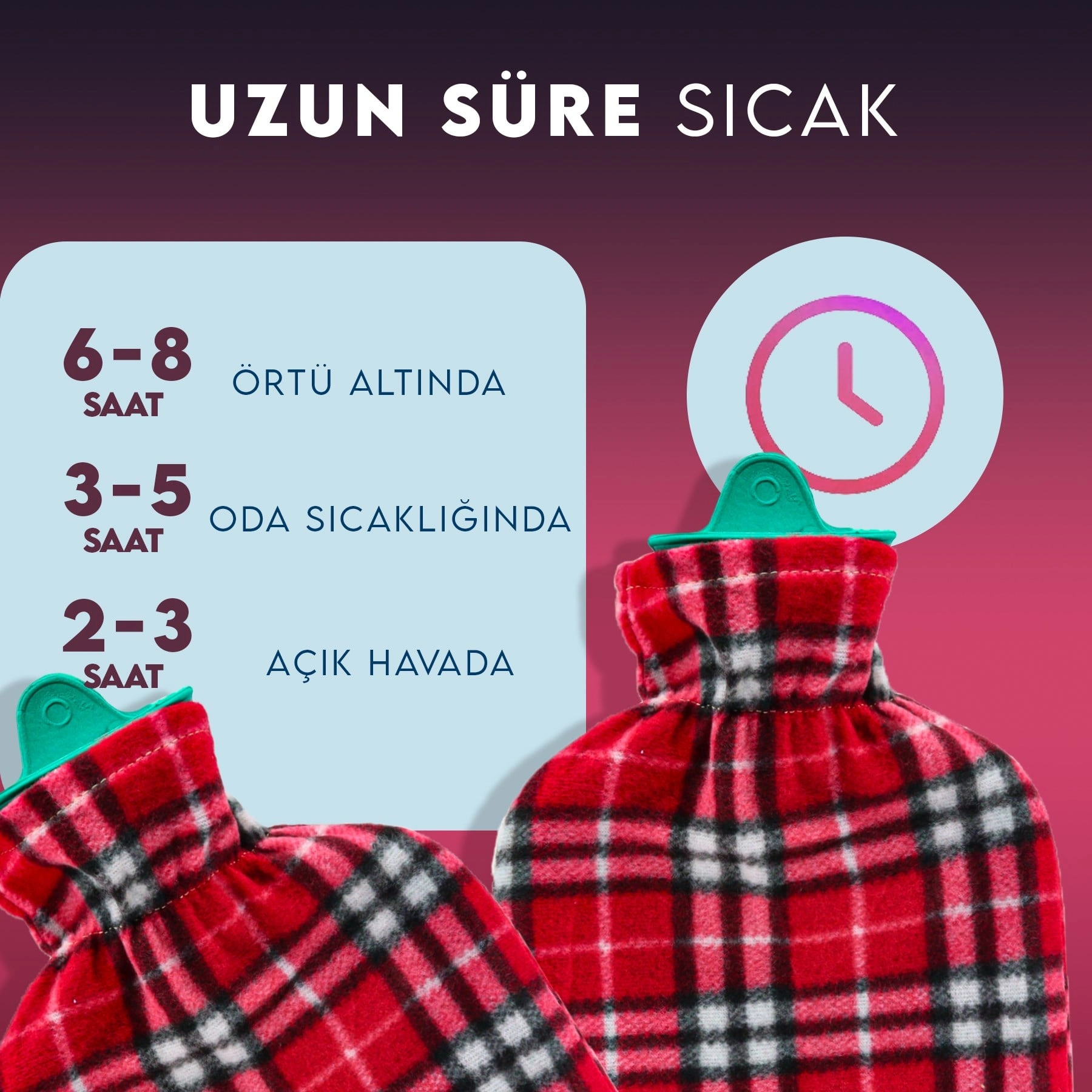 Evimdeyokyok Kılıflı Su Torbası 2L