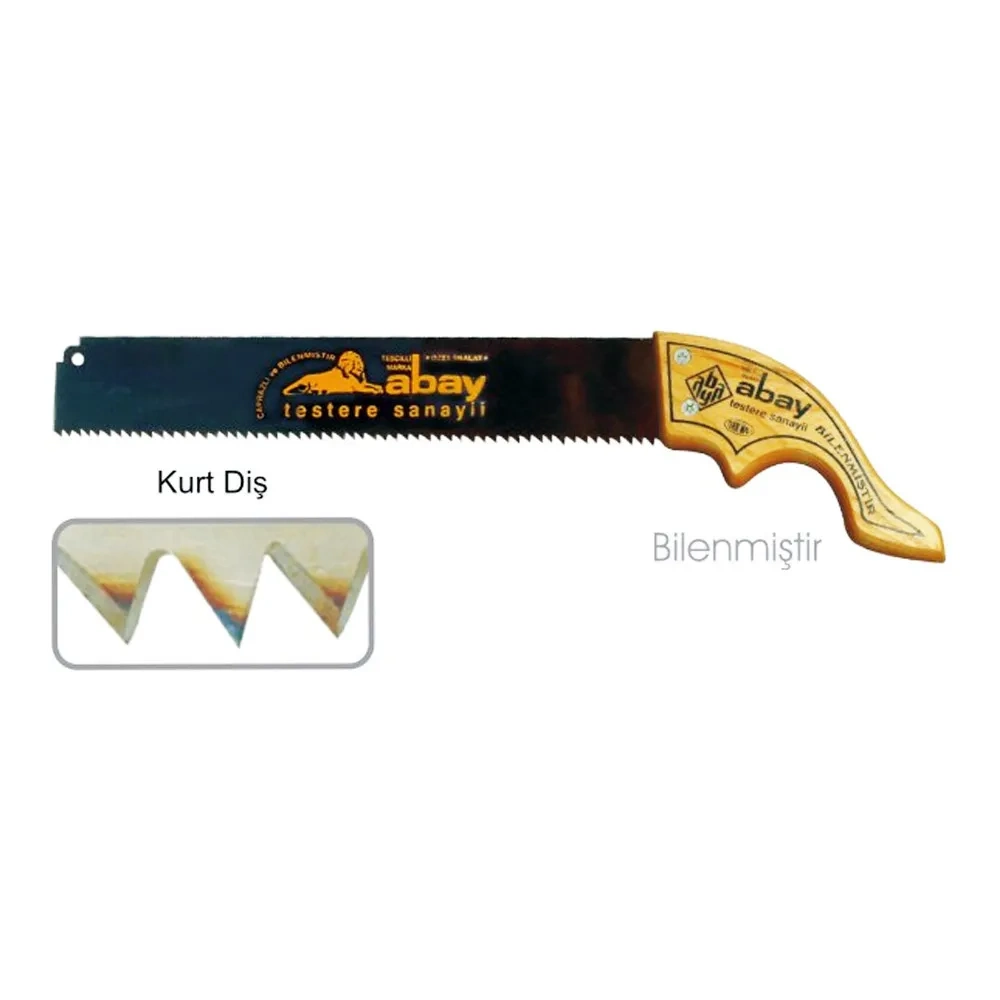 Evimdeyokyok Kurt Diş El Testere 38 Cm - Ahşap Sap