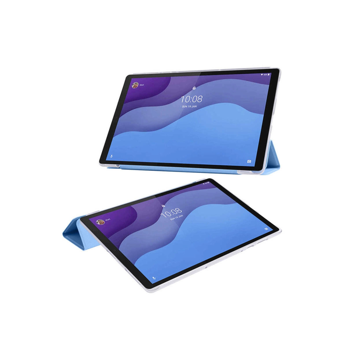 Evimdeyokyok Lenovo M10 Hd X306F Kılıf Tablet Smart Kılıf - Gold