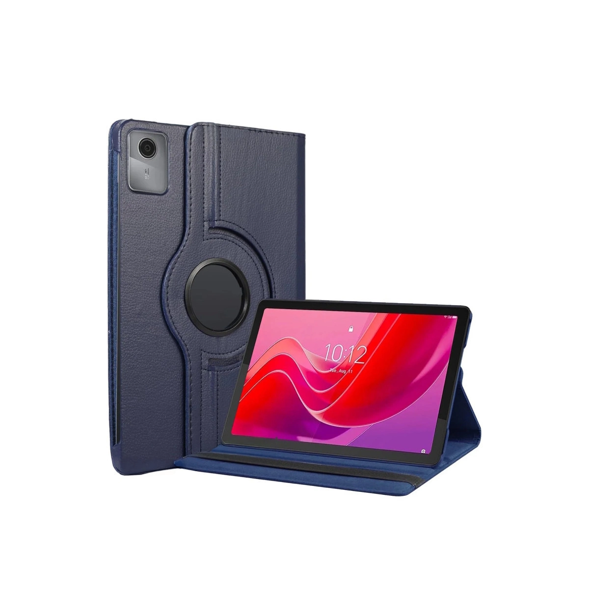 Evimdeyokyok Lenovo Tab M11 Tb330Fu 360 Tablet Deri Kılıf - Lacivert
